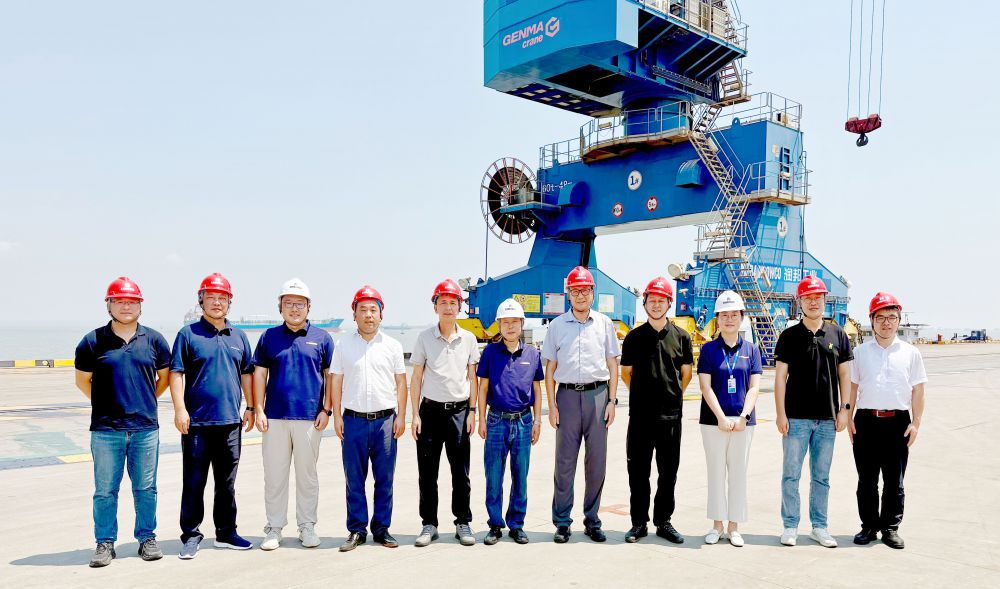 宁波舟山港客户莅临GENMA品牌太仓制造基地考察交流(图1)