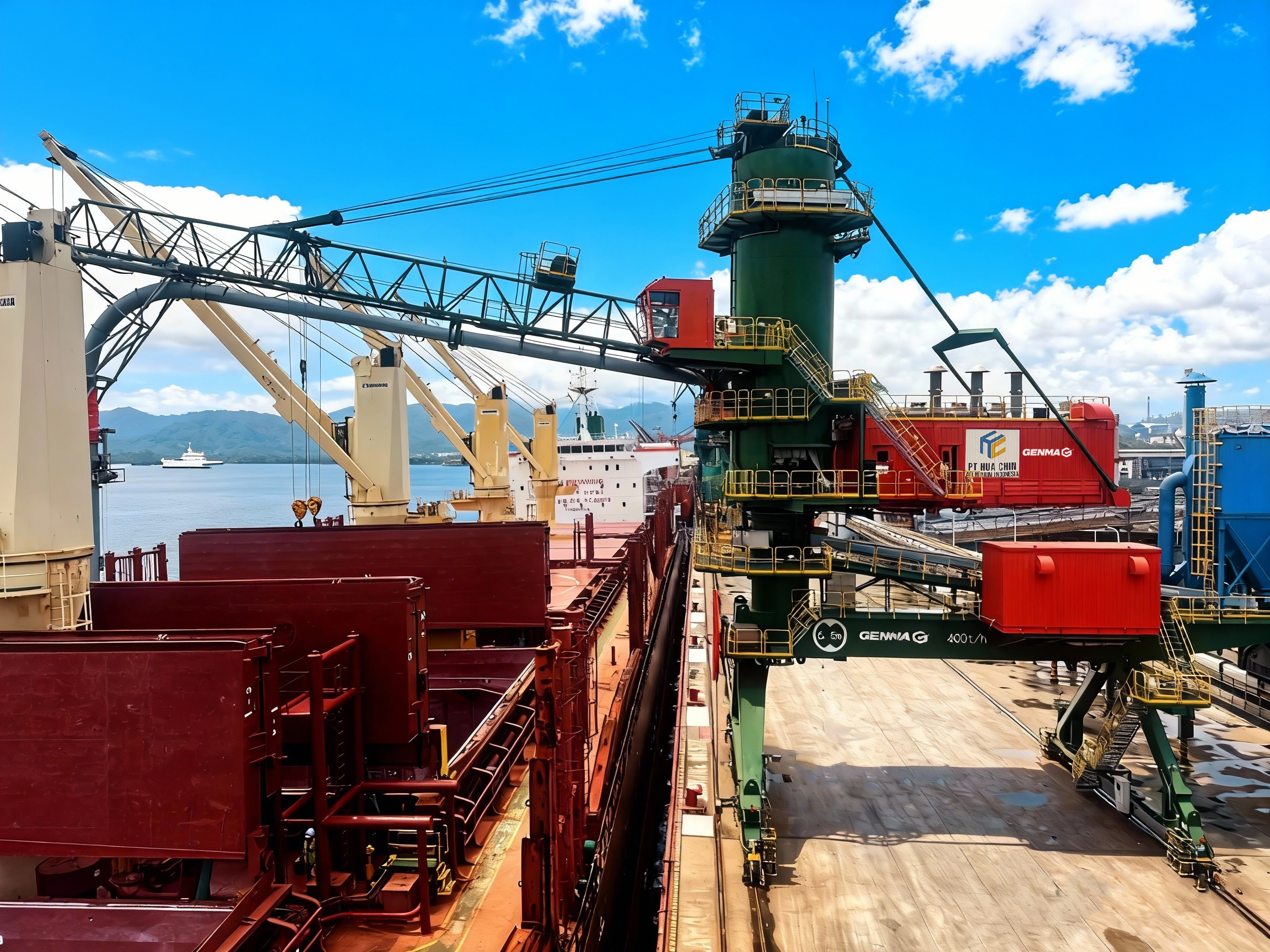 “GENMA给力！”客户锦旗诠释GENMA气力卸船机六个“真本事”(图2)