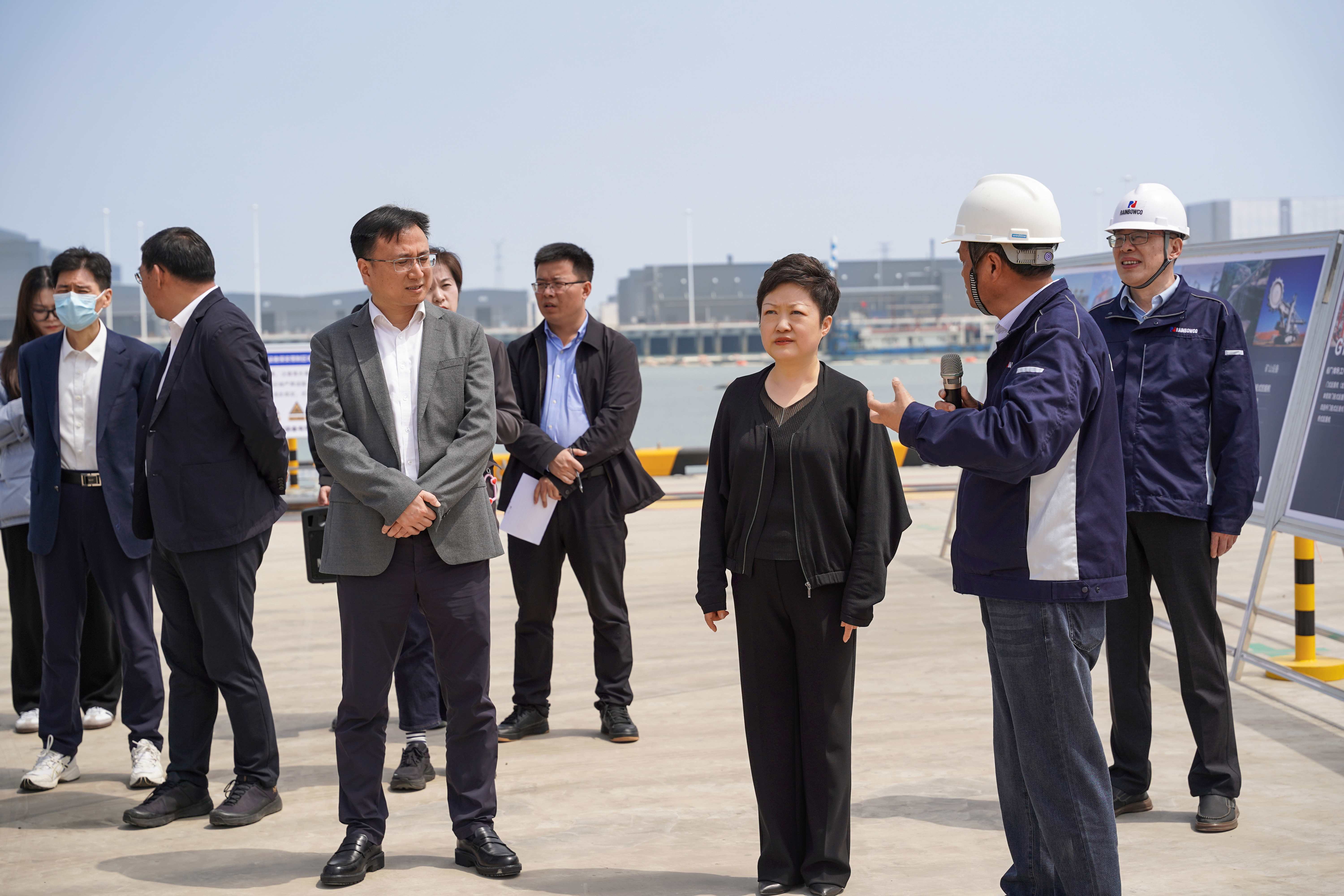 南通市委副书记、市长张彤一行调研伟德国际1946源于英国智装通州湾项目(图1)